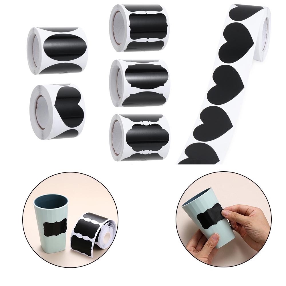 LAKAMIER Nhãn Dán Dạng Bảng Đen Ghi Tên Cho Hũ Gia Vị