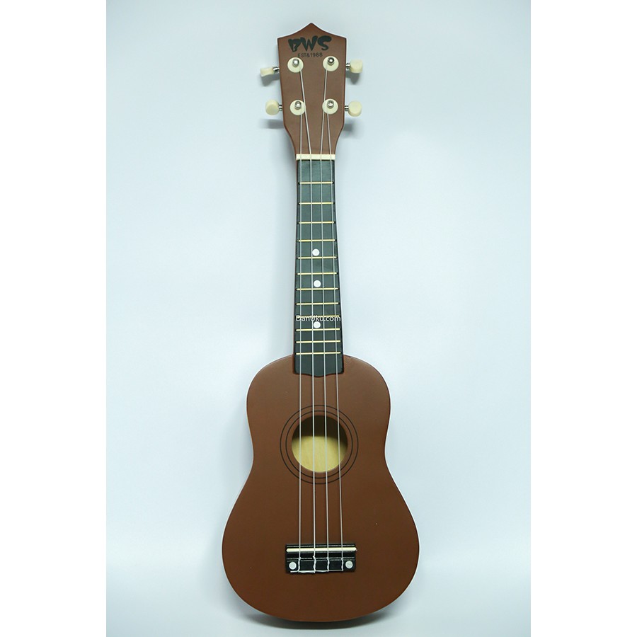 Đàn ukulele, Ukelele SOPRANO BWS Màu FULL GỖ ( Mua 1 Tặng 6 phụ kiện ) - Hàng Có Sẵn