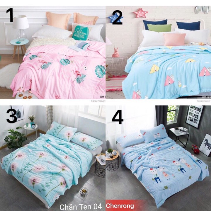 Chăn lụa tencel mẫu mới hè 2018