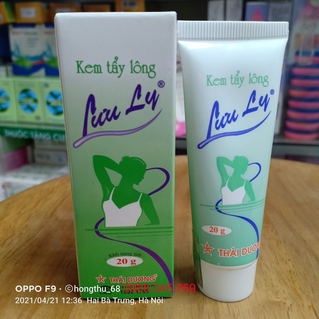 Kem tẩy lông Lưu Ly Sao Thái Dương tuýp 20g