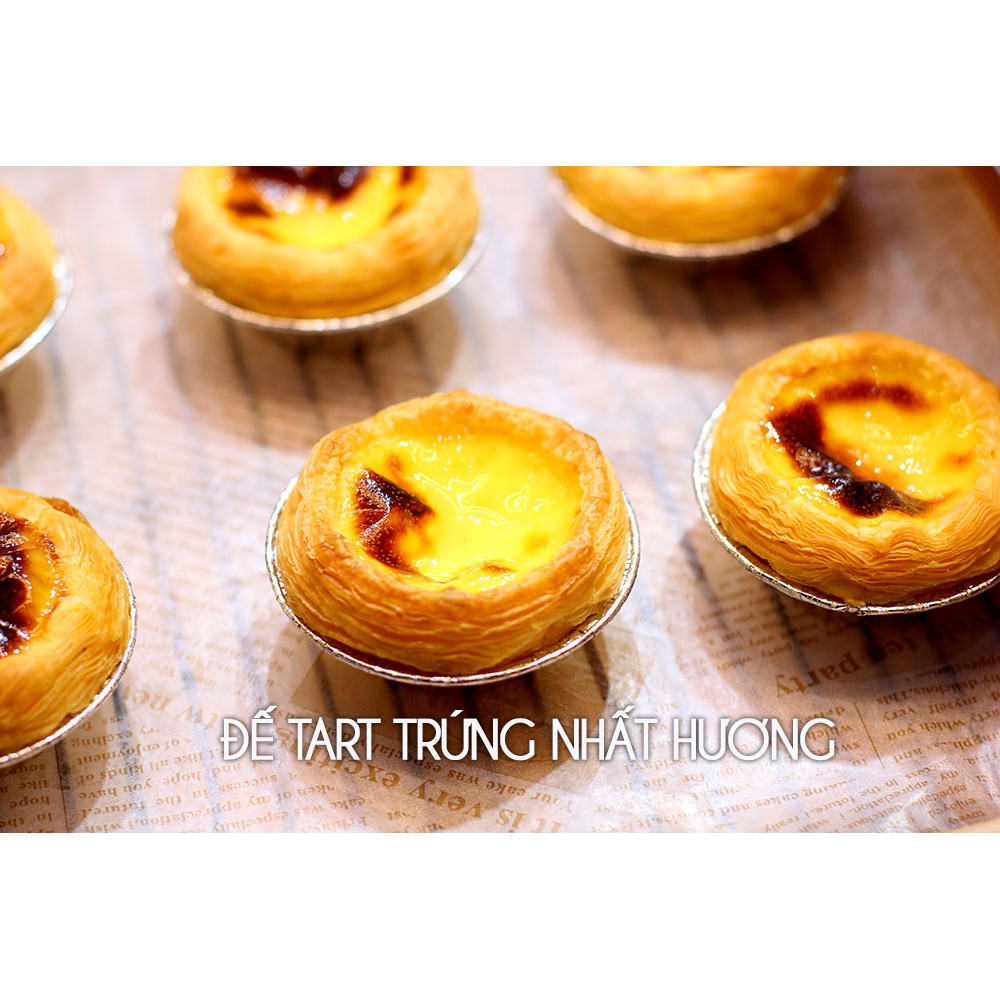 30_Đế Bánh Tart Trứng Vị Truyền Thống/Portugese Egg Tart Shell Gói 30 Đế (650gr) (GIAO HÀNG HỎA TỐC TPHCM VỚI NOWSHIP)