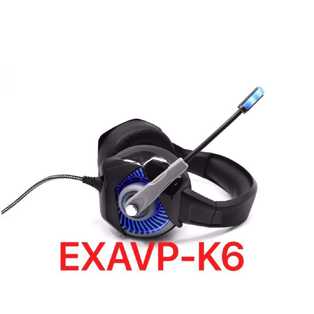[Ưu Đãi Tốt] Tai nghe chụp tai chuyên game EXAVP K6 led đa màu siêu rẻ 