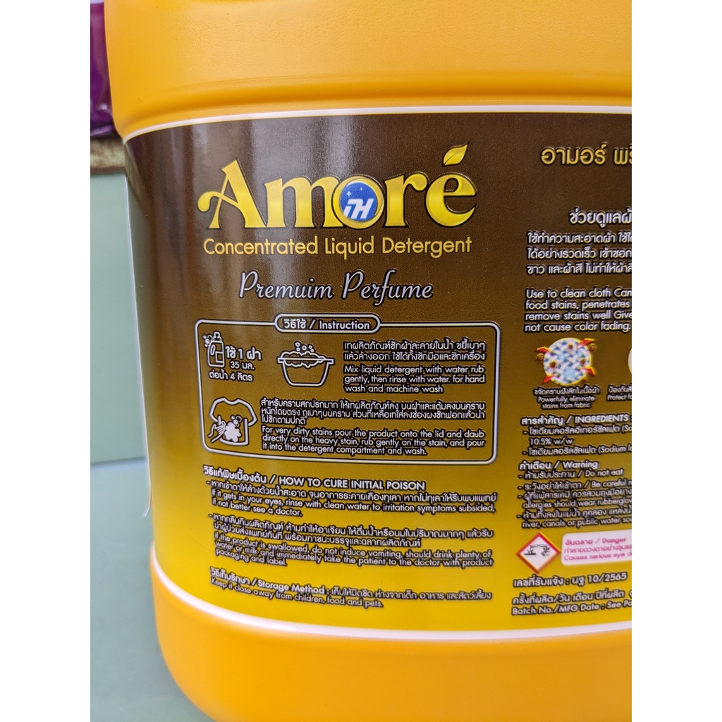 Nước giặt xã Thái Lan 6 in 1 AMORE -HƯƠNG NƯỚC HOA THƠM NGÁT