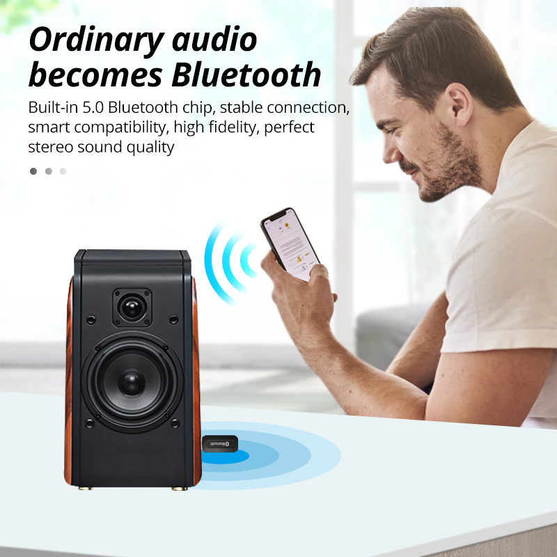 Thiết Bị Nhận Tín Hiệu Bluetooth 5.0 HdoorLink Dongle 3.5mm Cho Loa Xe Ô Tô Chất Lượng Cao | BigBuy360 - bigbuy360.vn