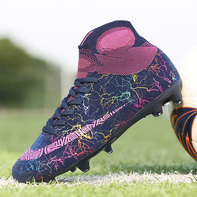 Giày đá bóng CR7 cổ cao chuyên dụng dành cho sân cỏ nhân tạo TF/FG