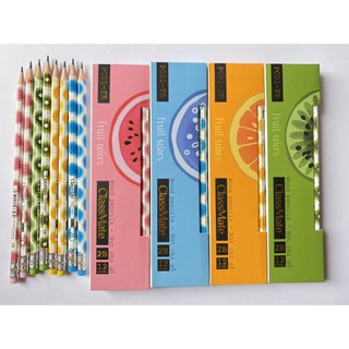 Viết chì gỗ 2B ClassMate-Fruit-Hộp 12 cây
