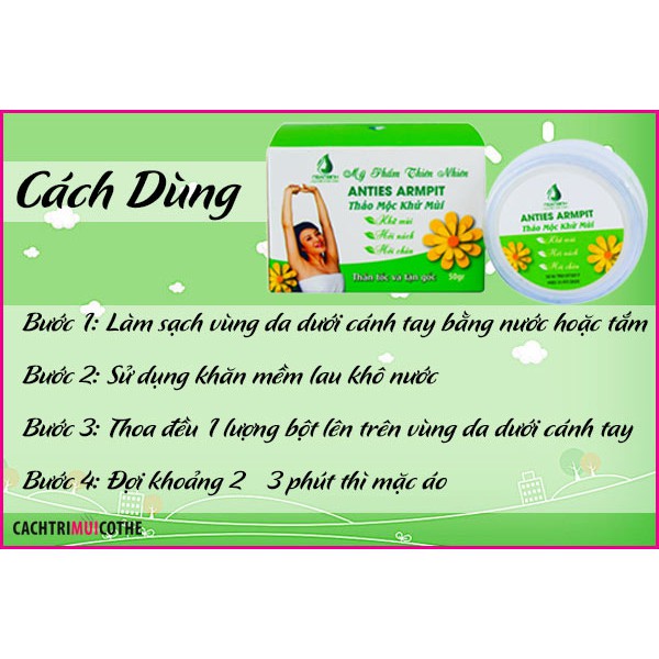 👍[100% Chính Hãng] Thảo Mộc Khử Mùi ANTIES ARMPIT_Không Còn Hôi Nách, Hôi Chân_Hôi Đâu Bôi Đó | BigBuy360 - bigbuy360.vn