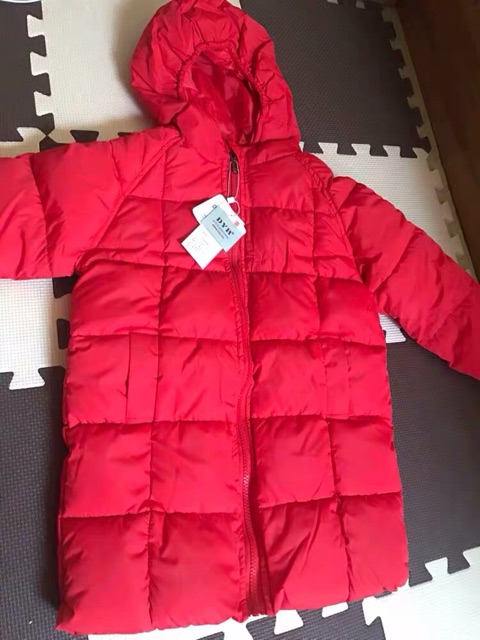 Áo phao dáng dài cho bé