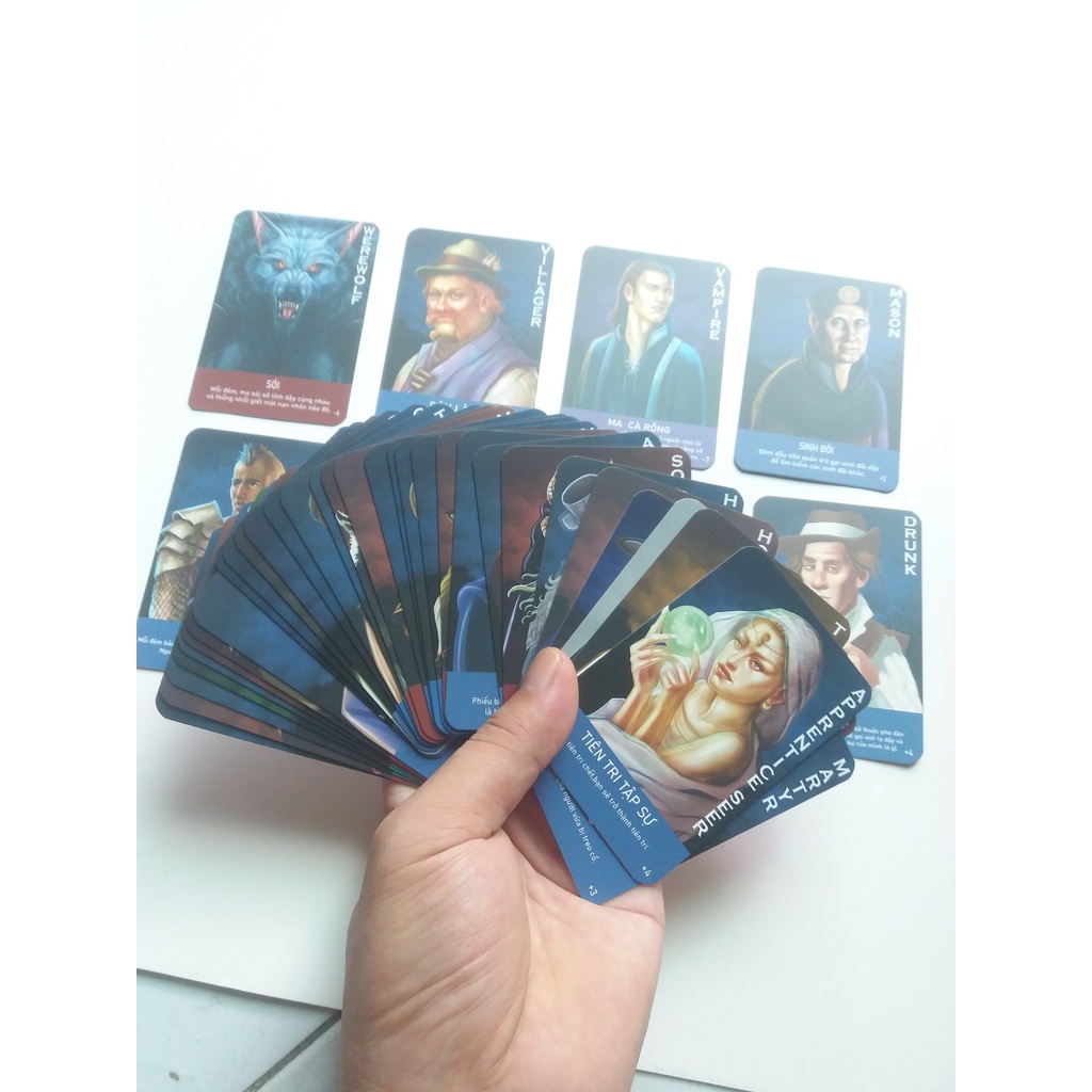 Lá Bài Ma Sói Ultimate cơ bản + MỞ RỘNG - BẢN TIẾNG VIỆT
