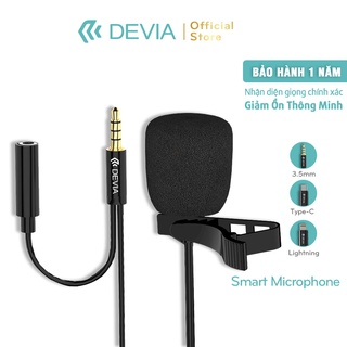 Mua Micro Thu âm Live stream chân TypeC có dây DEVIA smart series dành cho Samsung Oppo hàng chính hãng bảo hành 1 năm