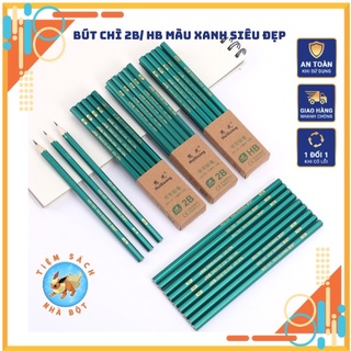 Bút chì, viết chì lục giác gỗ - loại 2B/HB - 10 chiếc/hộp