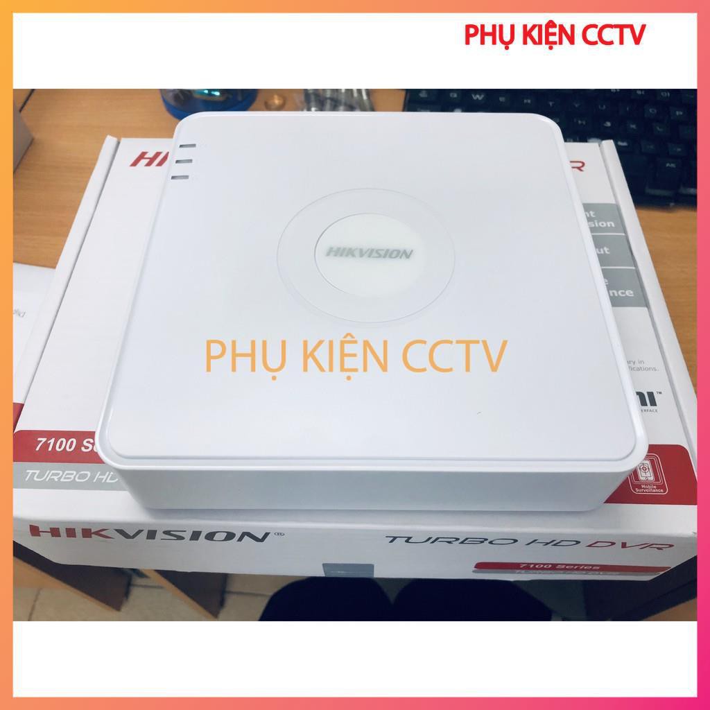 Trọn  Bộ Camera 4 Mắt Hikvision Chính Hãng 2Mp Full HD 1080P (FULL PHỤ KIỆN LẮP ĐẶT), Ổ Cứng tùy chọn