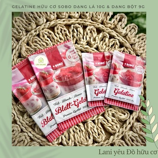 Gelatine hữu cơ dạng bột / lá Sobo - Gelatin