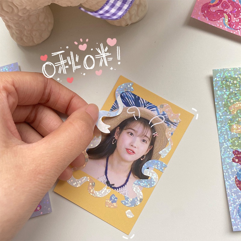 Miếng Dán Kiểu Ruy Băng Trang Trí Điện Thoại DIY Sáng Tạo