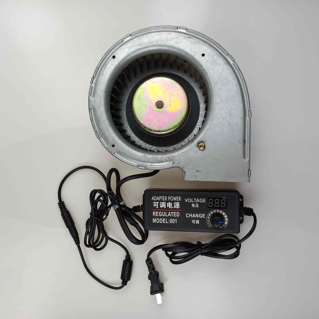 Combo Quạt Sò Ly Tâm EBM24V G1G133-DE19-15 + Nguồn Điều Chỉnh 9V-24V 3A  | Quạt EBM 24V | Quạt Sò Ly Tâm 24V