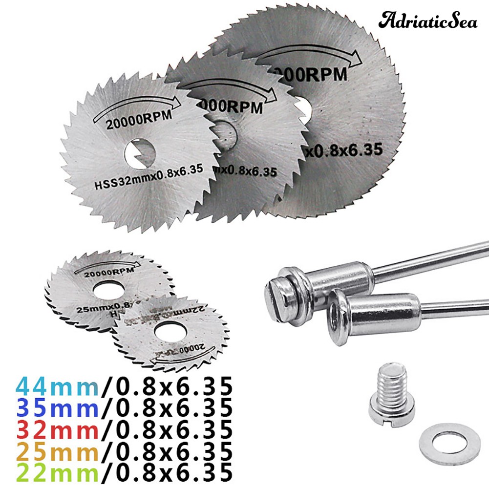 ADRIA ☺ HSS Circular Cutting Disc Saw Blades Pole Set Wood Rotary Accessories