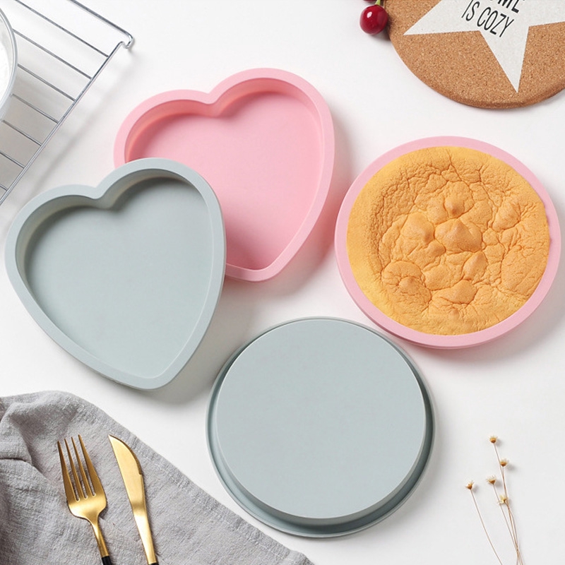 Khuôn silicon cỡ nhỏ 6 inch làm bánh tùy chọn