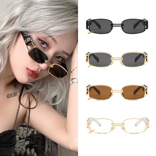 Kính Mát Gọng Kim Loại Phong Cách Hàn Quốc Cho Nữ