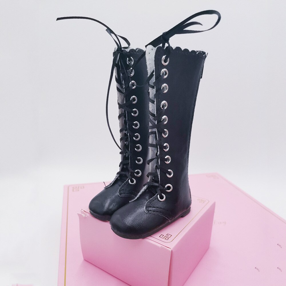Giày Boot Màu Trắng 60cm Dành Cho Búp Bê 1 / 3 bjd 18 inch 1 / 3