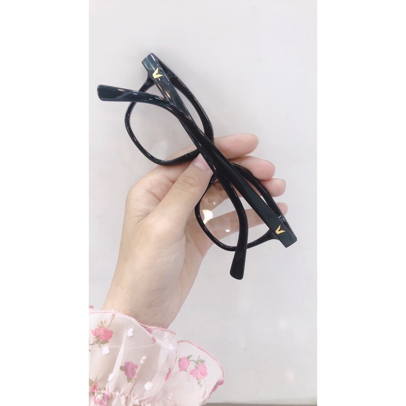 [❌ẢNH THẬT + VIDEO ❌] Gọng Kính Cận Hàn Quốc Chữ V Tròng Trắng 0 Độ - Kính Mát 0 Độ Chữ v Thời Trang Nam Nữ | BigBuy360 - bigbuy360.vn