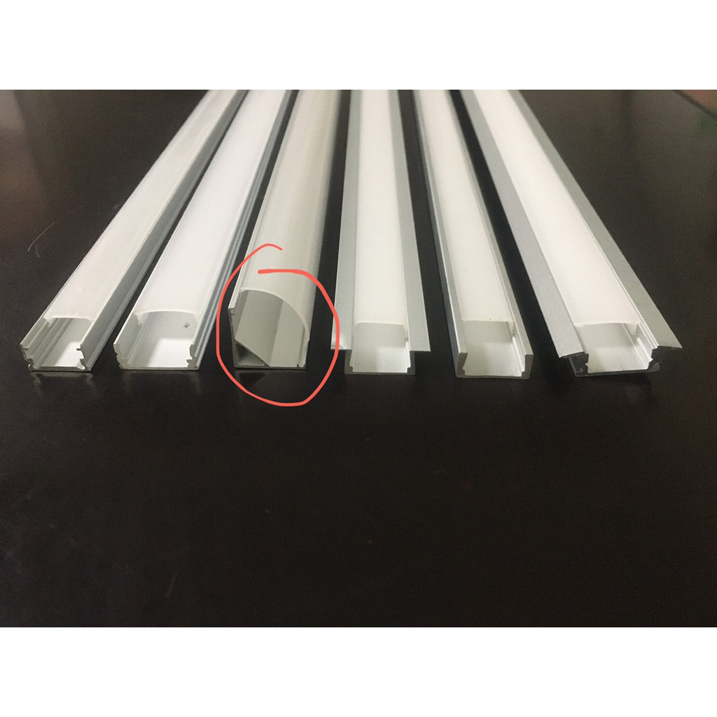 Thanh nhôm V 1300 mm, V16-16mm, Dạng V góc cao cấp. Dùng dây led dán, Led Thanh
