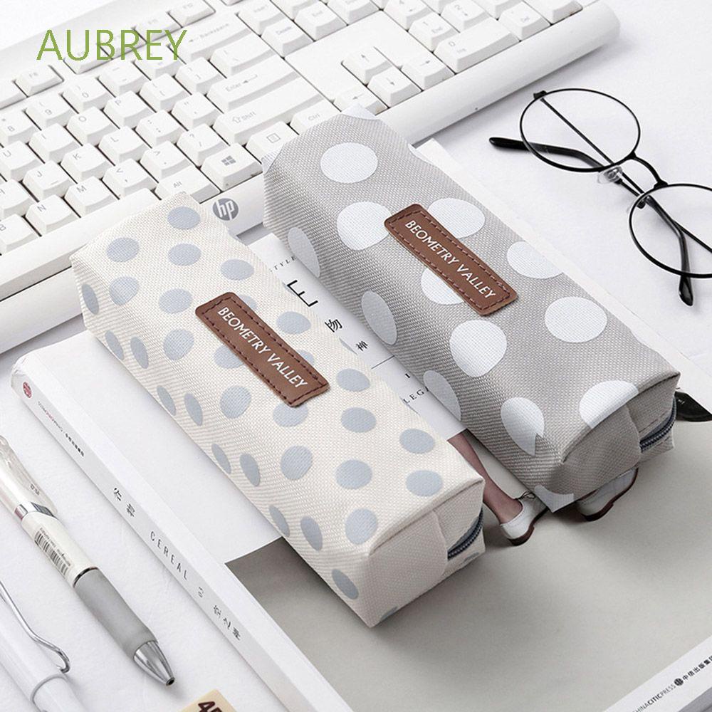 Aubrey Bóp Viết Vải Canvas Dung Tích Lớn Sáng Tạo Cho Học Sinh