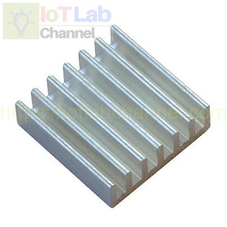 Tản nhiệt nhôm 20x20x6mm (set 5 cái)