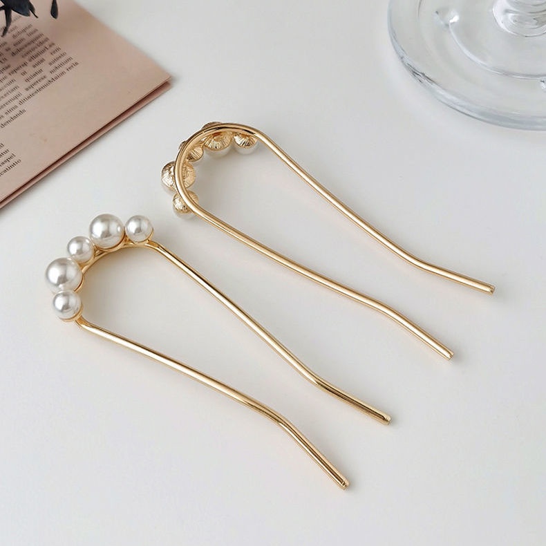 Kẹp tóc đính ngọc trai thời trang Hàn Quốc cho nữ