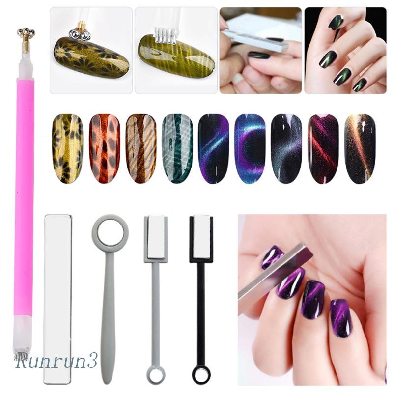 1 Thanh Nam Châm Tạo Hiệu Ứng Mắt Mèo 3D Cho Sơn Móng Tay UV Gel