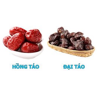 Táo Tàu Đỏ & Đen - Túi 100g & 500g - TốtCho Sức Khỏe