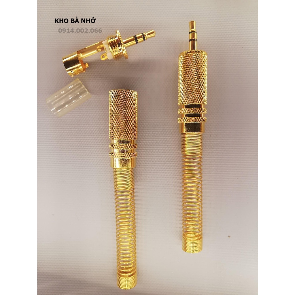 Jack nối dây loa đầu 3.5mm đồng xịn