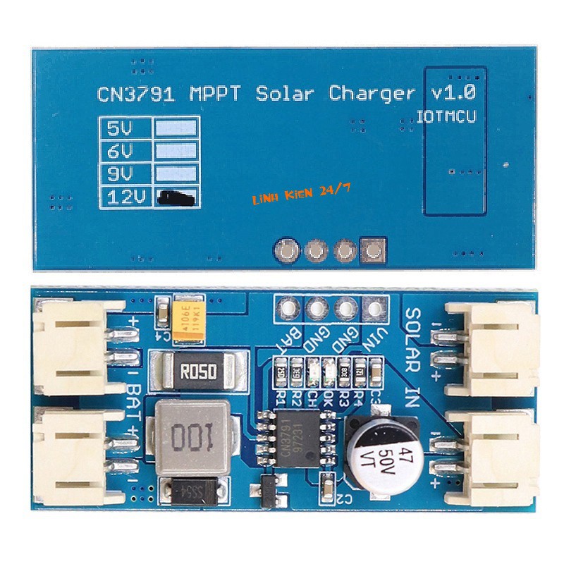 Mạch Sạc Pin Lithium Năng Lượng Mặt Trời 9V 2A MPPT CN3791