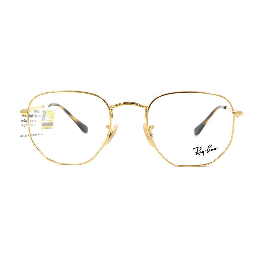 RB6448-Gọng kính nam nữ Rayban chính hãng (51-21-145), thiết kế dễ đeo bảo vệ mắt