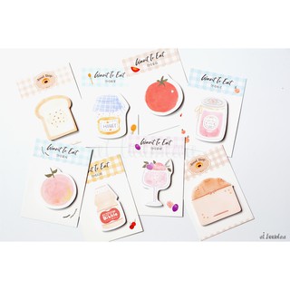 Sticky Note / Giấy ghi chú hình dạng món ăn