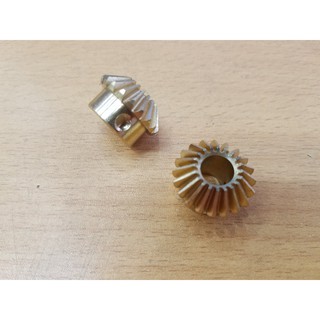 Phukienbanhrang xin giưới thiệu Bánh răng côn 20 răng lỗ 8mm 6mm bằng đồng,bộ truyền đảo chiều 90 độ 1 bánh răng lái 034