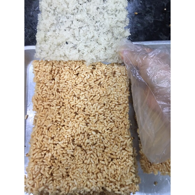 Cơm cháy chà bông gà nhà làm siêu sạch siêu giòn siêu ngon