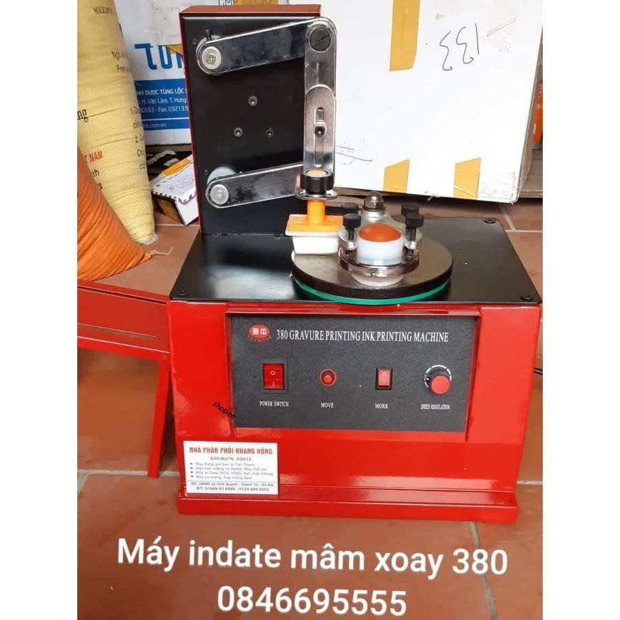 EC Máy In Date Mâm Xoay MY380 YUZHONG In Trên Mọi Chất Liệu HÀNG xịn BẢO HÀNH 6 THÁNG 12