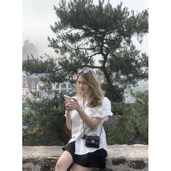 Sơ mi tay bèo Túi Ngực AN0109 VIIA DESIGN