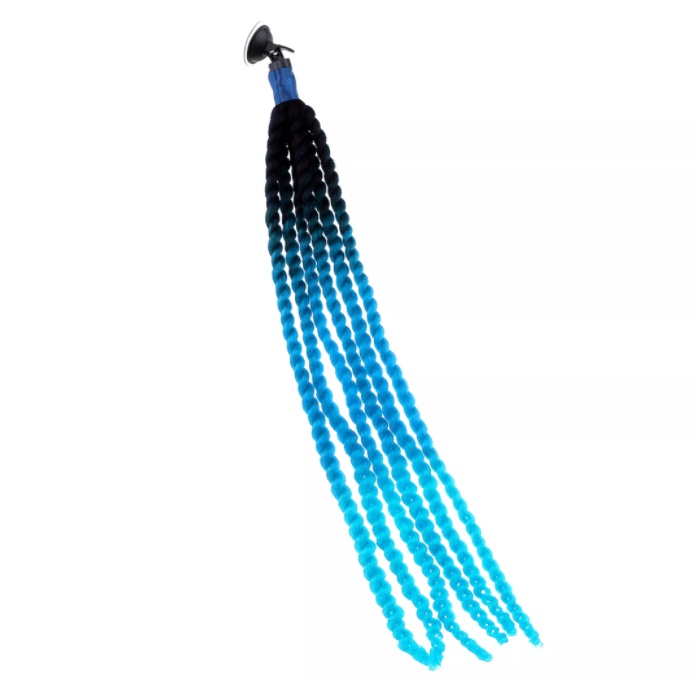 Mũ Bảo Hiểm Dốc Chuyển Màu 60Cm, Bím Tóc Đuôi Ngựa Đội Mũ Bảo Hiểm Tóc Bím Tóc Xe Máy