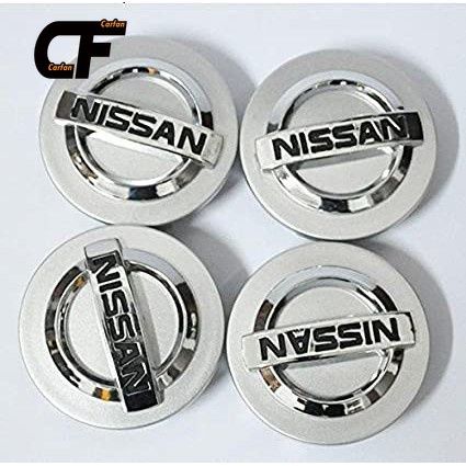 Logo Chụp Mâm Bánh Xe Ô Tô Nissan đường kính 60mm Phụ tùng ô tô trang trí Hub Cover 1 mục