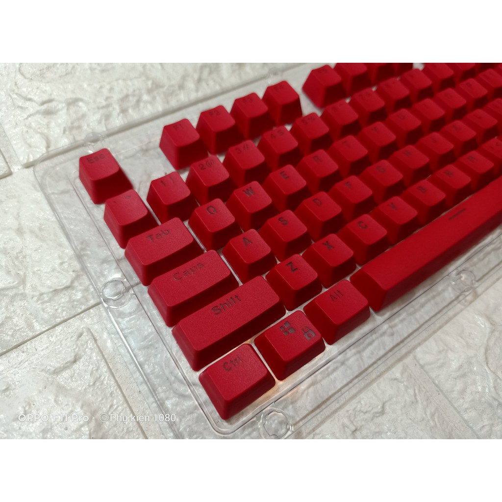 Nút (Keycap) PBT Xuyên Led 104 Phím Dùng cho Bàn phím cơ các màu