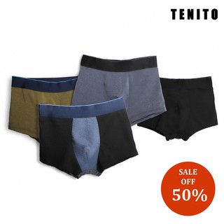 Quần sịp đùi nam Tenito (combo 3 cái màu ngẫu nhiên)