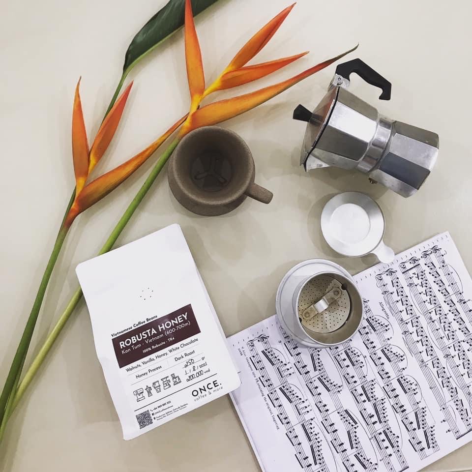 Cà phê đặc biệt 100% Robusta Honey Rang Mộc | Nguyên hạt hoặc pha phin | ONCE. | BigBuy360 - bigbuy360.vn