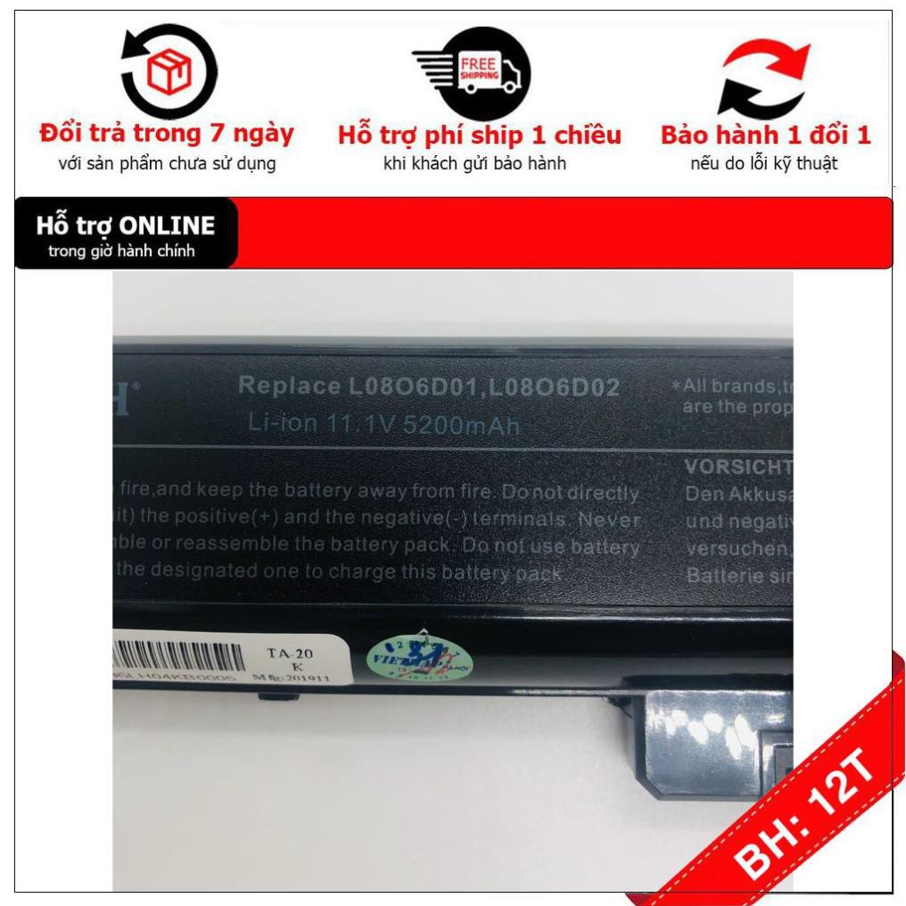 [BH12TH] Pin Laptop Lenovo IdeaPad Y430 V450A V450 V430A Y430A Y430G Hàng Mới 100% Bảo hành 12 Tháng