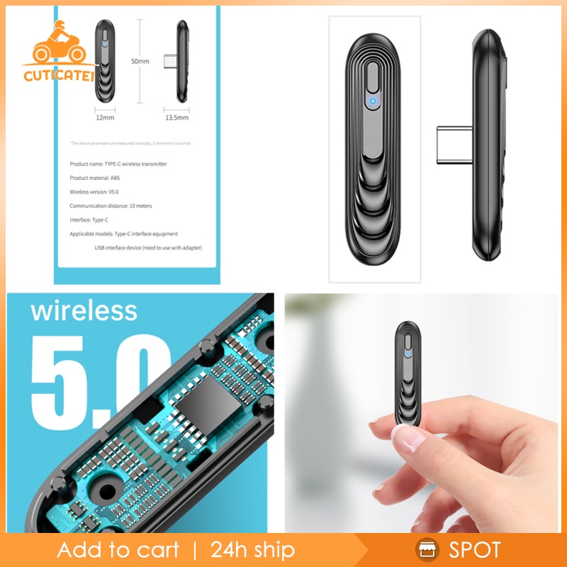 Bộ Chuyển Đổi Âm Thanh Bluetooth 5.0 Cuticate1 Cho Switch Ps4 Pc Laptop Headphone | BigBuy360 - bigbuy360.vn