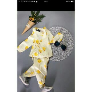 Bộ yakuta thu đông bé 8-20kg