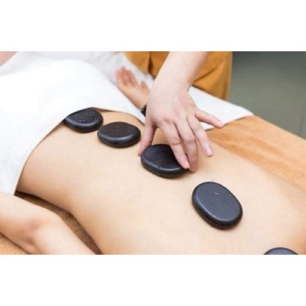 Đá massage ovan 6x8 dùng trong spa thẫm mỹ viện