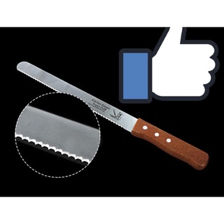 Dao cắt bánh mì cán gỗ răng