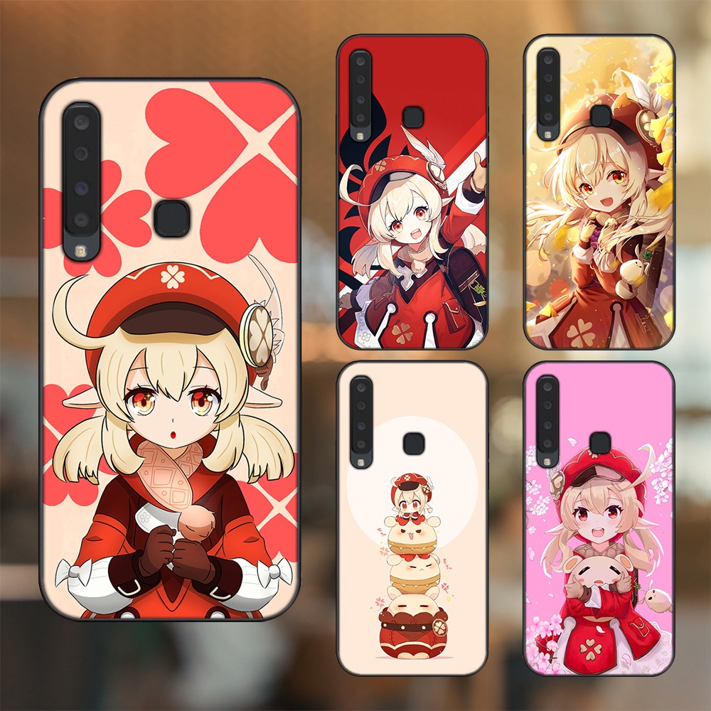 Ốp lưng Samsung A9 2018 viền đen in hình Klee Genshin Impact