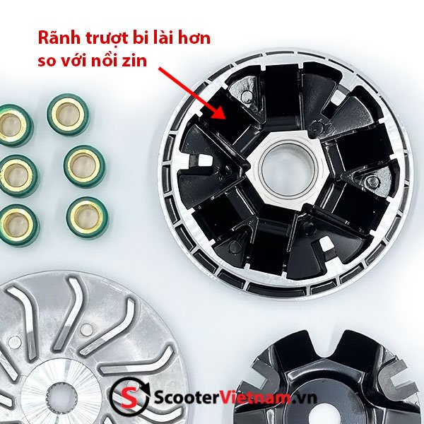 Bộ nồi SH Ý  - Smooth Pulley